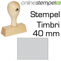 Holzstempel 40mm, bis 11 Zeilen