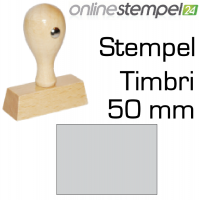 Holzstempel 50mm, bis 15 Zeilen