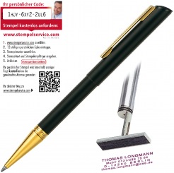 3020TG sw/Gold mit Textplattengutschein 