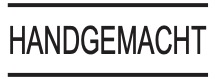 Printy 4911 "HANDGEMACHT" 38x14mm 