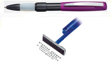 50627 Schwarz/Fuchsia mit Textplattengutschein 