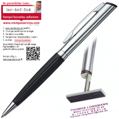 6221TG schwarz mit Textplattengutschein 