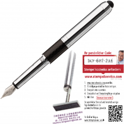 Heri 80300TG Füllfederhalter mit Textplattengutschein 