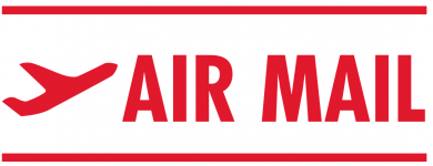 Printy 4911 "Airmail" 38x14mm 