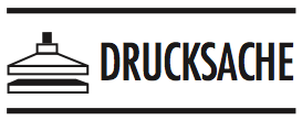 Printy 4911 "Drucksache" 38x14mm 