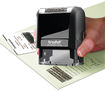 Datenschutzstempel 47x18mm 