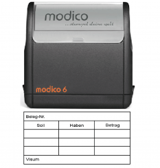 Kontierung m6-K4 schwarz ca.63x33mm schwarz