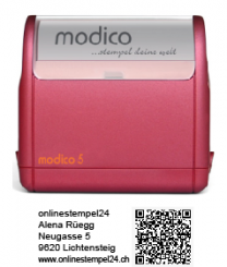 modico 5 rot QR 63x24mm 