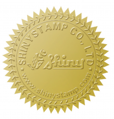 Siegeletiketten Gold 55mm 