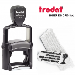 Textplatte zu Professional 5200, 41x24mm 